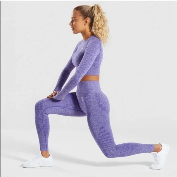 Gymshark Women's Lavender seamless Leggings - Picture 1 of 5